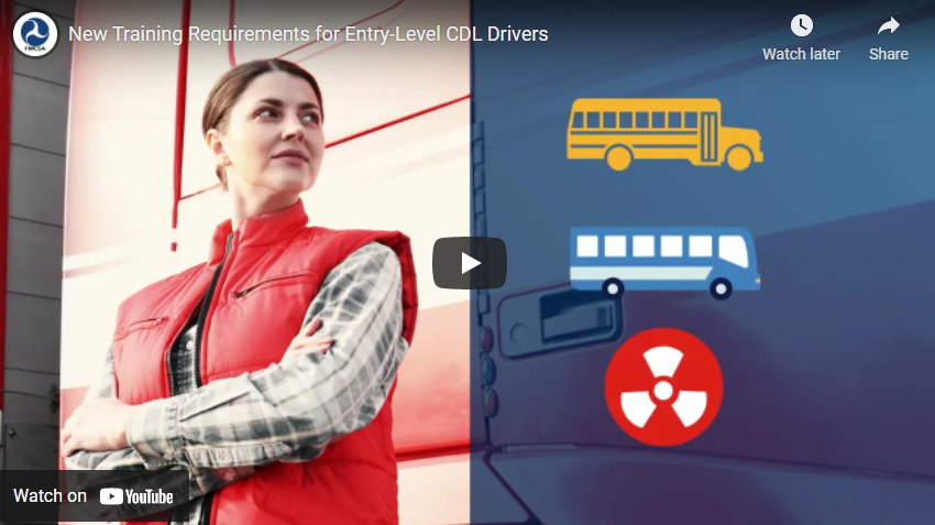 New Training Requirements for Entry-Level CDL Drivers